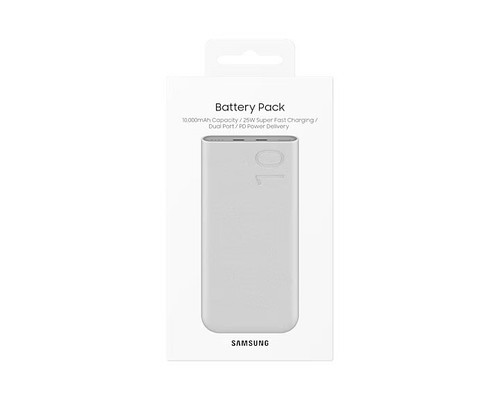 Samsung 10 000 mAh 25 W double USB-C rapide rapide PD chargeur de batterie supplémentaire banque d'alimentation - Photo 7 sur 7
