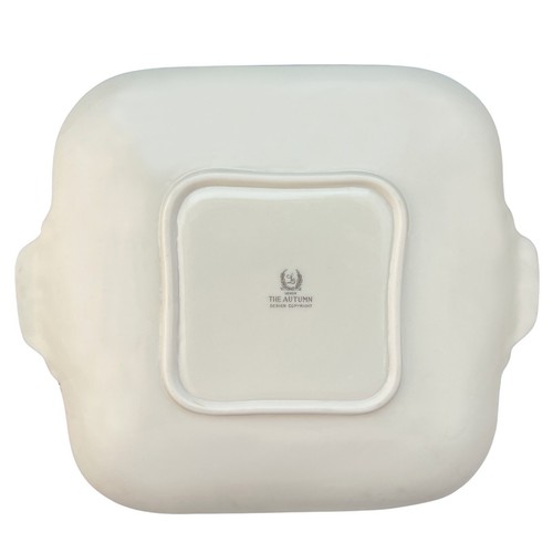 Lenox China THE AUTUMN Cake Plate Square with 2 Gold Handles Vintage c.1919 - Picture 11 of 11