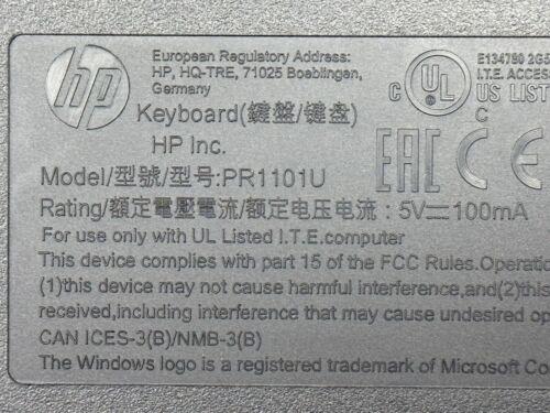 Wired USB Replacement 104-Key English Keyboard for Windows 7/2000/ME/Vista/XP/PC - Picture 2 of 6