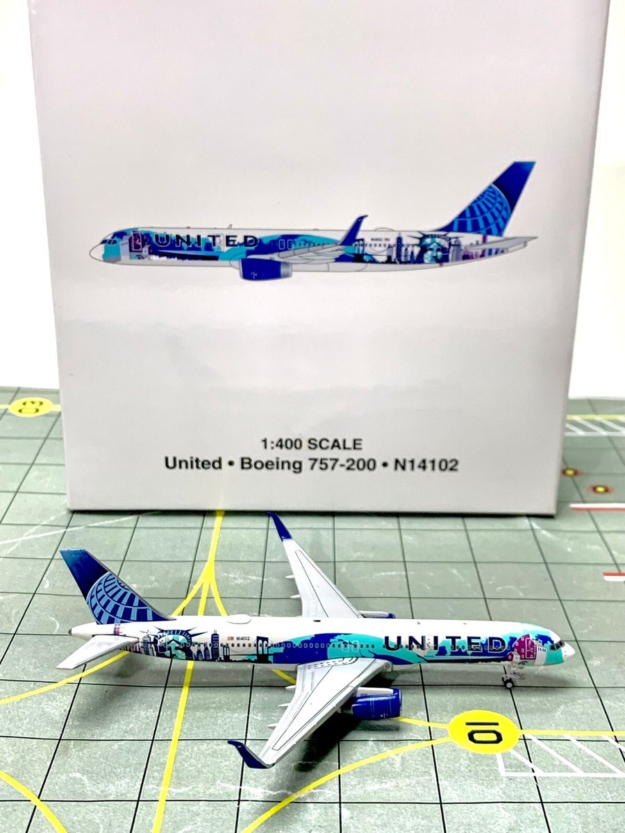 Gemini Jets 1:400 United Airlines Boeing 757-200 N14102 | eBay