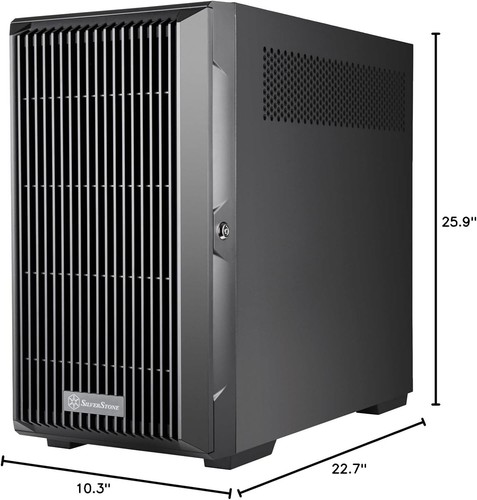 SilverStone CS382 8-bay SAS-12G SATA-6G hot-swappable Micro-ATX NAS Chassis - Photo 3/3