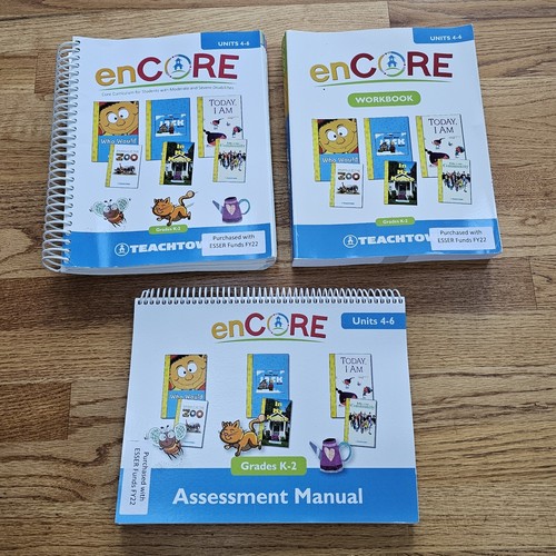 Teachtown enCORE Lehrerhandbuch Arbeitsbuch Bewertungshandbuch Einheiten 4-6 Klassen K-2 - Bild 1 von 7