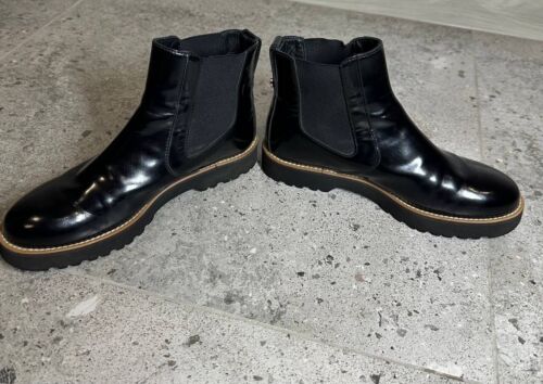 HOGAN CHELSEA woman leather boots black Size 35 - Picture 3 of 7