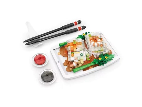 LOZ Mini Baustein Dim Sum Set Garnelen Reis Rolle 1264 - Bild 3 von 5