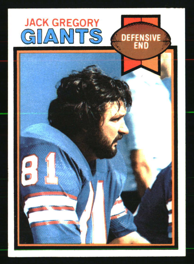 Jack Gregory 1979 Topps #291 Football Card
