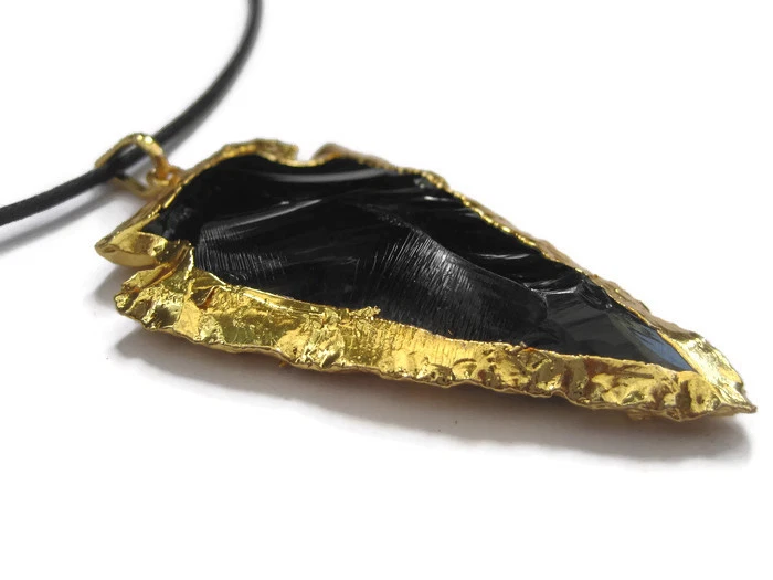 Black obsidian 2024 necklace for protection