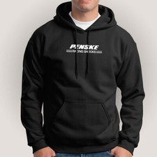 Retro Penske Racing Shocks Logo Black Hoodie Clothing