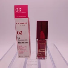 Clarins Lip Comfort Oil Shimmer 03 FUNKY RASPBERRY .2oz