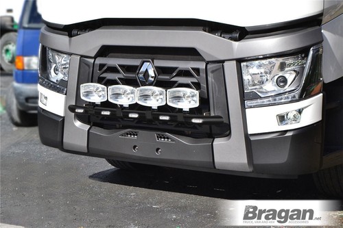 Grill Light Bar E + Flush LEDs To Fit Renault C Range Standard Cab 2013+ BLACK - Picture 6 of 9