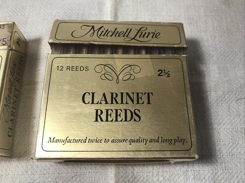 Mitchell Lurie Klarinettenblätter Stärke 2 1/2 2 Neu aus altem Lagerbestand eines geöffnet 35 Blätter insgesamt - Bild 4 von 6