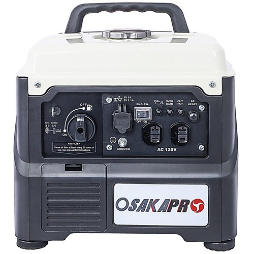 Portable Gasoline Inverter Generator 1200W Ultra-quiet Gas Engine Camping Home - Picture 3 of 11