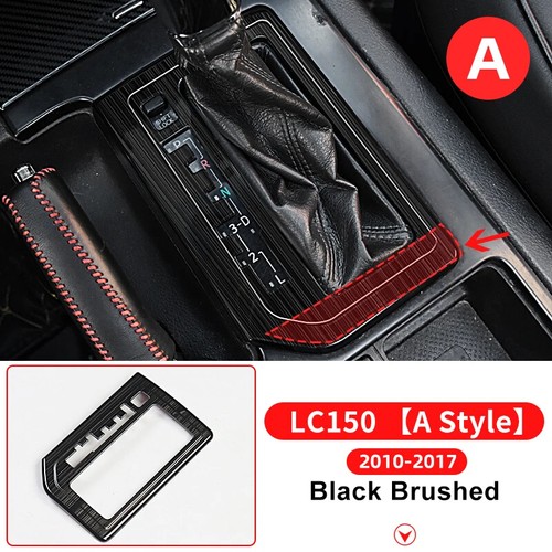 For Toyota Land Cruiser Prado 150 Upgraded Stainless Steel Central Gearbox Panel - Bild 8 von 11