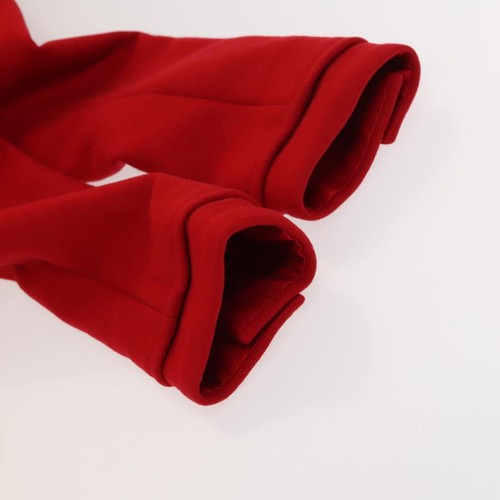LOUIS VUITTON Long Coat Jacket Cashmere 36 Red LV Auth am7980 - Picture 5 of 22