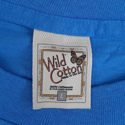 Vintage Wild Cotton Brian Kalt Shirt Size Large Whale Dolphin Ocean Made in USA - Picture 8 of 14