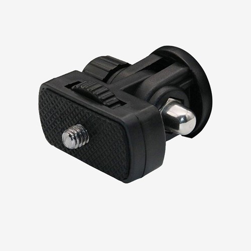 1/4" Hotshoe Mount Adapter 360 Degree Rotatable Aluminum Tripod Head - Zdjęcie 3 z 9