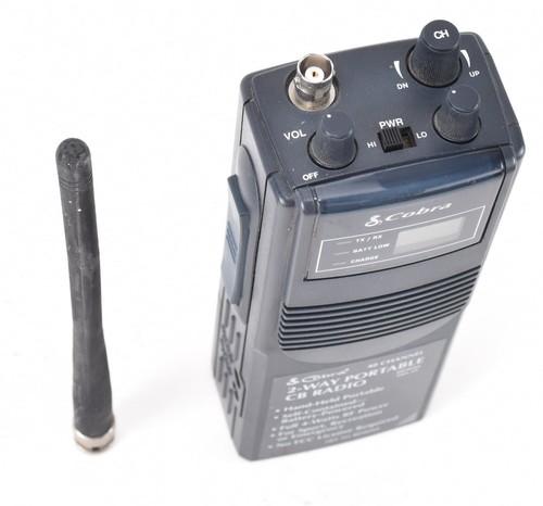Cobra H-35 Handheld 2-Way Portable Radio Black - Tested Working - - Picture 3 of 5