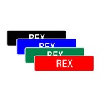 Rex Street Sign Room Home Wall Décor Children's Name Gift Aluminum Metal Plate