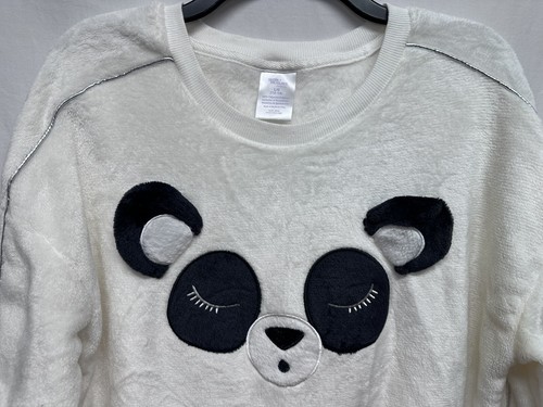 PJ Current Mood Panda Pullover & Shorts Secret Treasures Sleepwear Set  L 12-14 - Picture 5 of 10