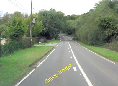 Photo 6x4 A27 approaches junction with Newtown Road The Frenches  c2012