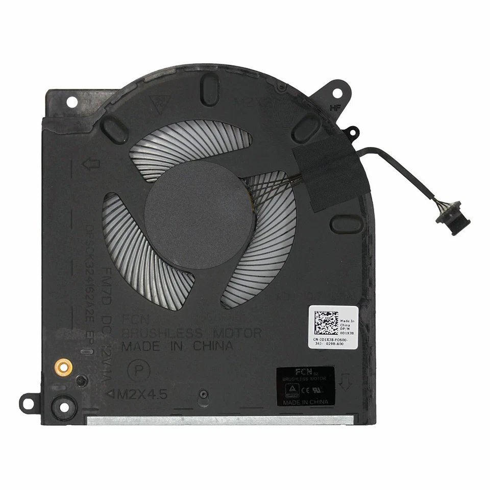 OEM CPU Fan + GPU Fan 0TG9V0 0D1X38 For DELL Alienware M15 R3 R4 RTX 2070 3070 - Image 4 of 4