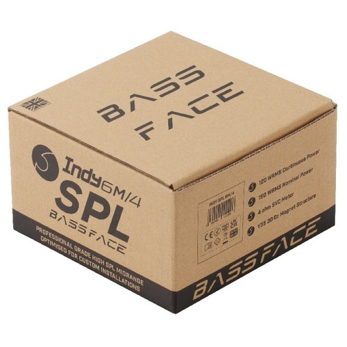 1 Bass Face Indy Spl6m/4 Midrange Von 16,5 CM 150 Watt RMS 300 Max 4 Ohm Car - Bild 8 von 8