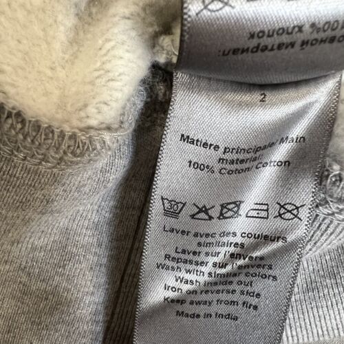 Zadig & Voltaire Upper Stars Strass Gray Sweatshirt Sz L NWT - Picture 6 of 10