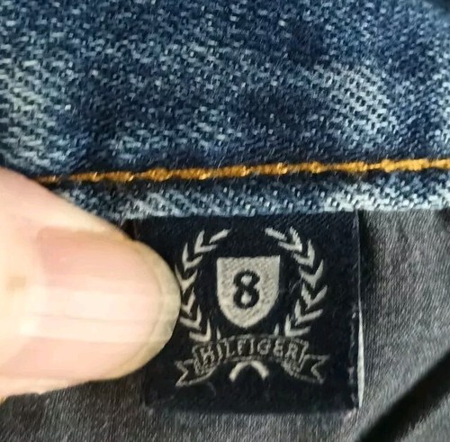 Tommy Hilfiger Womens Size 8 Blue Denim Shorts - Picture 7 of 7