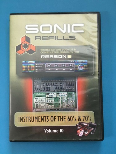 Sonic Reality Sonic Refill Vol 10 Instrument's of the 60's & 70's Used DVD - Picture 1 of 4