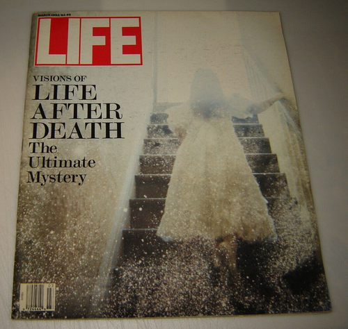 Life Magazine March 1992 Visions of Life After Death Great Original Ads no  Label
