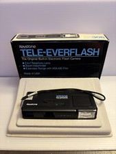 Keystone XR308  Tele-Everflash 110 Film Camera - With Box - Made In USA