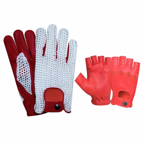 PSS Para hombre Clásico Dedo Completo Medio Dedo Conducción y Moda Guantes 309 - 509 Set - Imagen 3 de 4