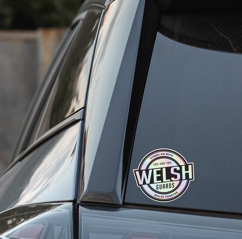 Welsh Guards Retro Hologram Decal - Limited Edition - Picture 3 of 4