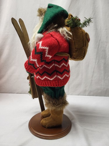 Classic Collectibles - Santa Skier - Vtg 1996 Holiday Decor 19" - Picture 4 of 9