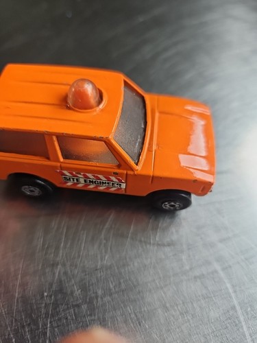 Matchbox Rolamatics No.20 Police Patrol Site Engineer orange Lesney England 1975 - Bild 16 von 17