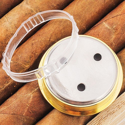 Digital Cigar Humidor Hygrometer Thermometer Temperature Round Gauge - Picture 11 of 12