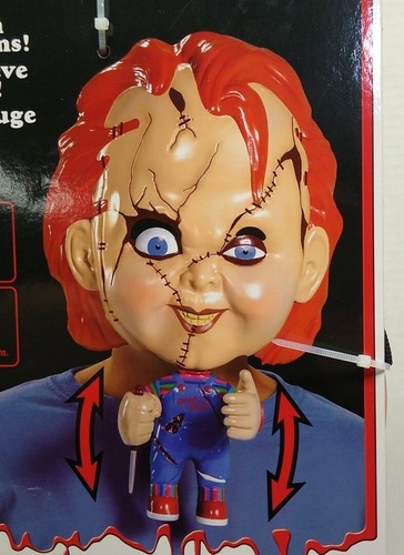 Move A Mask Buddies CHUCKY Walmart Exclusive Mask W/ Strap Movable Disguise NEW - Picture 5 of 7