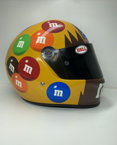 Casco M&M réplica tamaño completo firmado por Nascar Elliot Sadler - Imagen 9 de 14