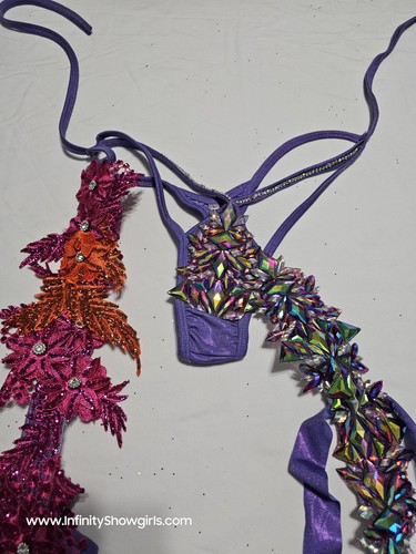 Sexy Disfraz Carnaval Caribeño Lunes Ropa Brasil Púrpura Mujeres Samba - Imagen 13 de 20