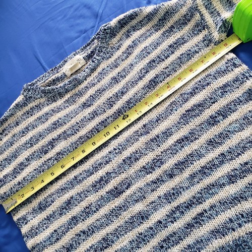 Denim & Supply Ralph Lauren gestreifter Cropped Pullover Sweater Gr. M blau/weiß - Bild 9 von 10