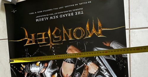 Kiss 2013 Monster Album Poster Lithograph Vintage Universal Music Promotional - Picture 10 of 14