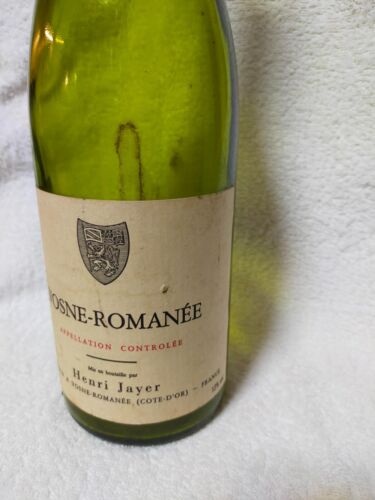 Henri Jayer VOSNE ROMANEE 1987 (empty) Green Glass Bottle With Capsule Top Rare - Picture 4 of 10