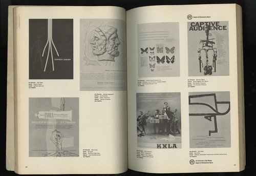 1958 Saul Bass PORTFOLIO WESTERN ADVERTISING ART 216-pg California Design Annual - Foto 2 di 12