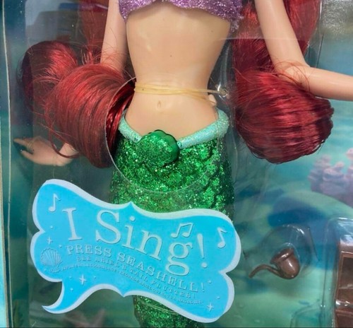 Muñeca cantora Ariel La Sirenita de lujo exclusiva de la tienda Disney de Japón - Imagen 5 de 13