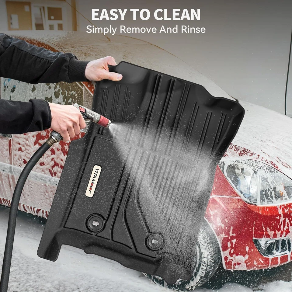 3D All Weather Floor Mats for Toyota Tacoma 2016-2023 Automatic Only Car Liners Foto 3 de 4