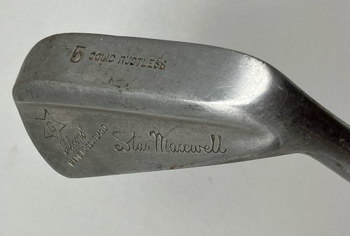 Gibson of Kinghorn Star Maxwell Flange Sole RUSTLESS Wood Shaft No. 5 (B22) - Picture 2 of 5