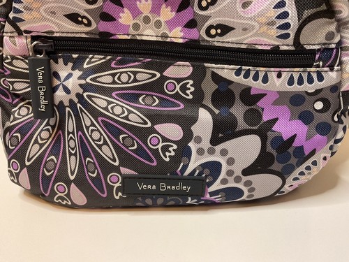 VERA BRADLEY Floral Lila Tapiz Campus Laptop Mochila Escuela, Sin Acolchado - Imagen 2 de 12