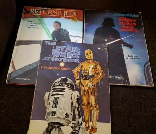 Vintage Star Wars Bilderbücher - Random House Orig Trilogie - Menge 3 Bücher - Bild 1 von 9