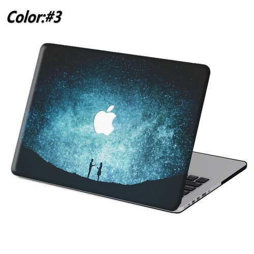 Sky Galaxy Pattern Painted Rubberized Hard Case KB Cover For New Macbook Pro Air - Picture 13 of 34
