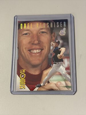 1996 Leaf Studio Orel Hershiser Gold /500 