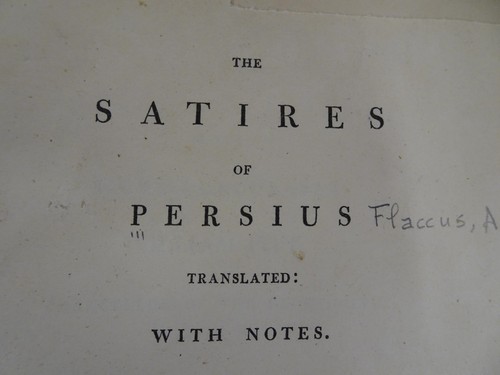 Die Satiren von Persius 1799 Leder übersetzt von William Drummond - Bild 2 von 18